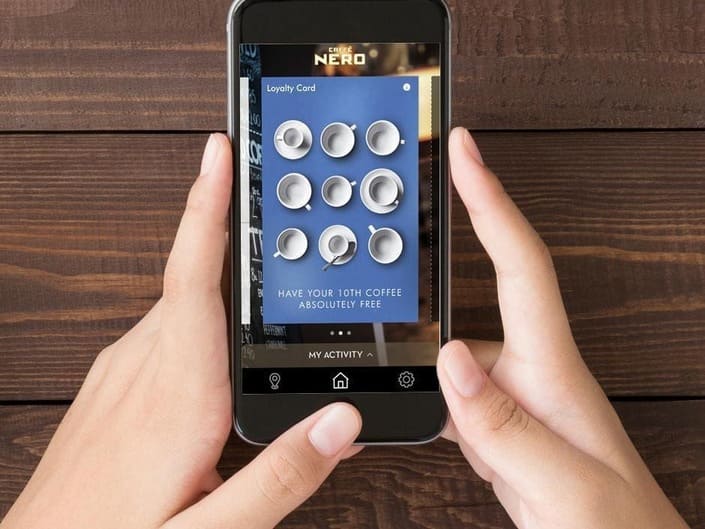 Café Nero reward puch card